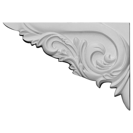 Ekena Millwork 8 3/8"W x 5 7/8"H x 5/8"D Tyrone Stair Bracket, Left SB08X05TY-L